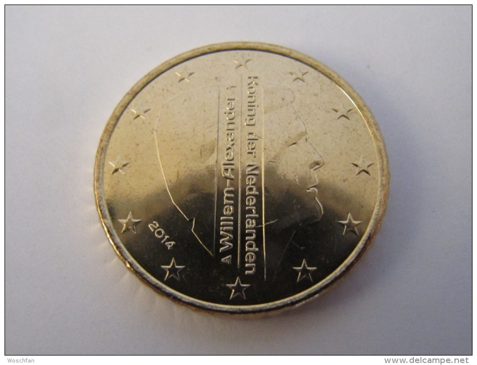 50 Euro Cent Netherlands Pays-Bas Niederlande 2014 Willem Alexander! UNC From Roll - Pays-Bas