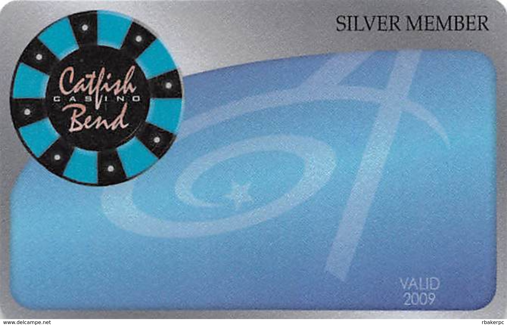 Catfish Bend Casino - Burlington, IA - BLANK Slot Card - Casino Cards