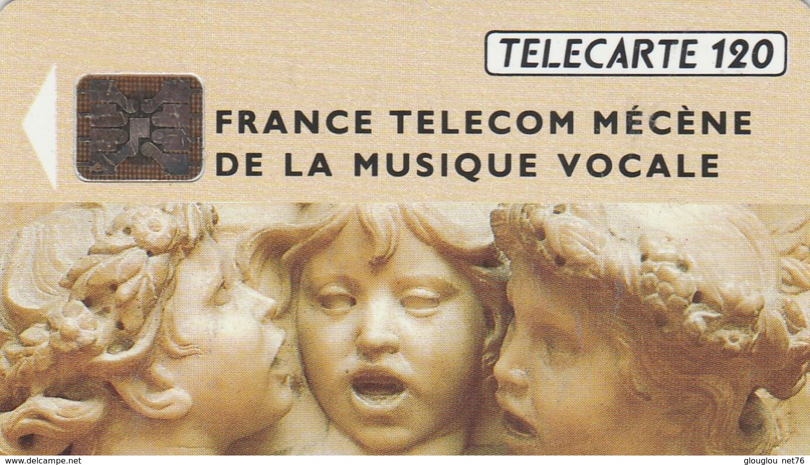 TELECARTE 120...  FRANCE TELECOM MECENE DE LA MUSIQUE VOCALE......... .. - 120 Units