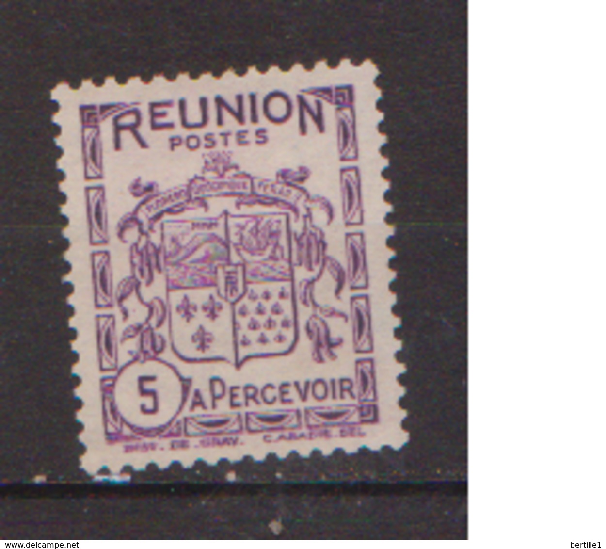 REUNION       N°  YVERT  :   TAXE   16  NEUF AVEC  CHARNIERES      ( Charn   012  ) - Postage Due