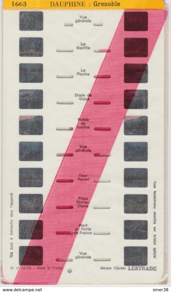 Stereocarte LESTRADE N° 1663 - Dauphine Grenoble - Visionneuses Stéréoscopiques