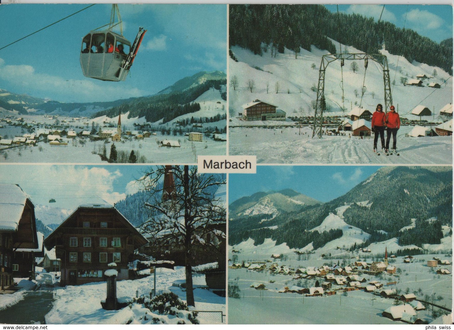 Marbach - Gondelbahn Nach Marbachegg 4 Skilifte - Marbach