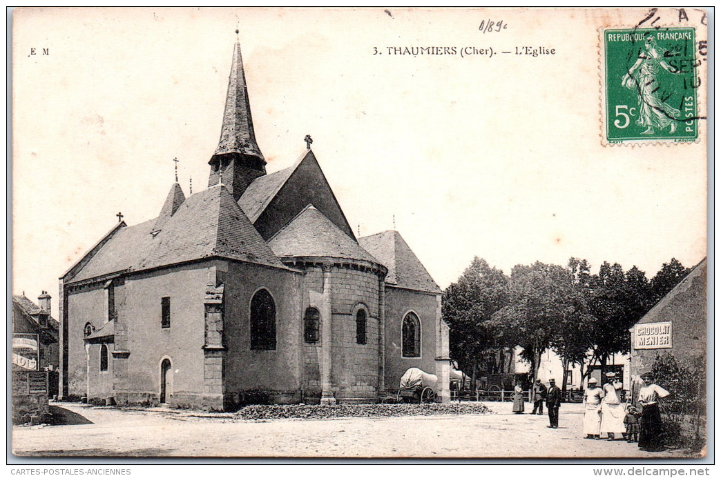 18 THAUMIERS - L'église - Thaumiers