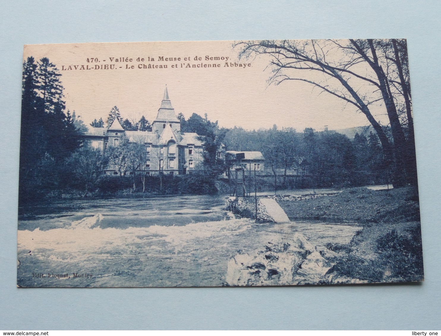 LAVAL-DIEU Le Château Et L'Ancienne Abbaye ( 470 - Floquet ) Anno 19?? ( Zie / Voir Photo ) ! - Montherme