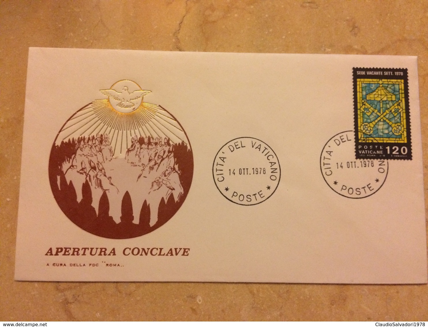 1978 2 FDC Vaticano  Sede Vacante Apertura Conclave Successione Giovanni Paolo  I - Covers & Documents