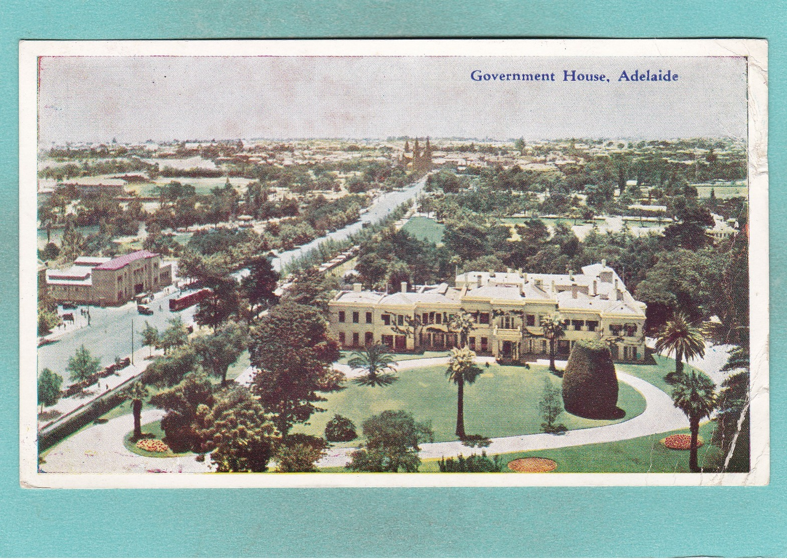 Old Post Card Of Government House,Adelaide, South Australia, Australia,S58. - Adelaide