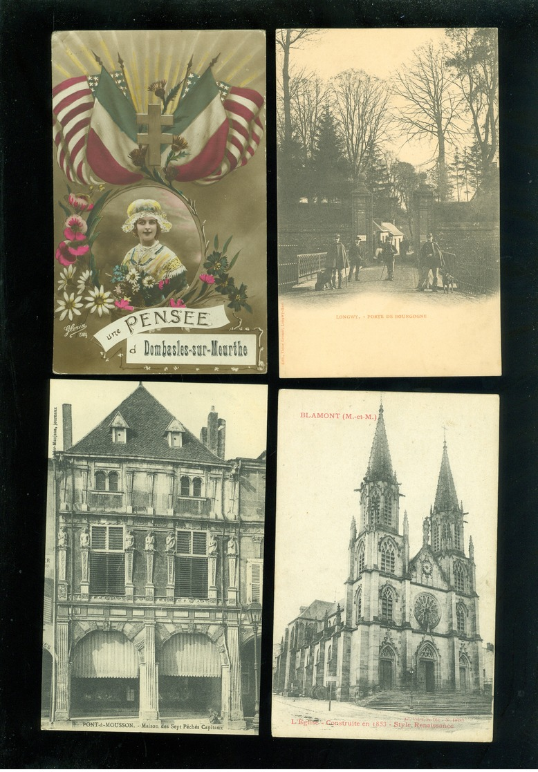 Beau lot de 60 cartes postales de France  Meurthe - et - Moselle       Mooi lot van 60 postkaarten van Frankrijk ( 54 )