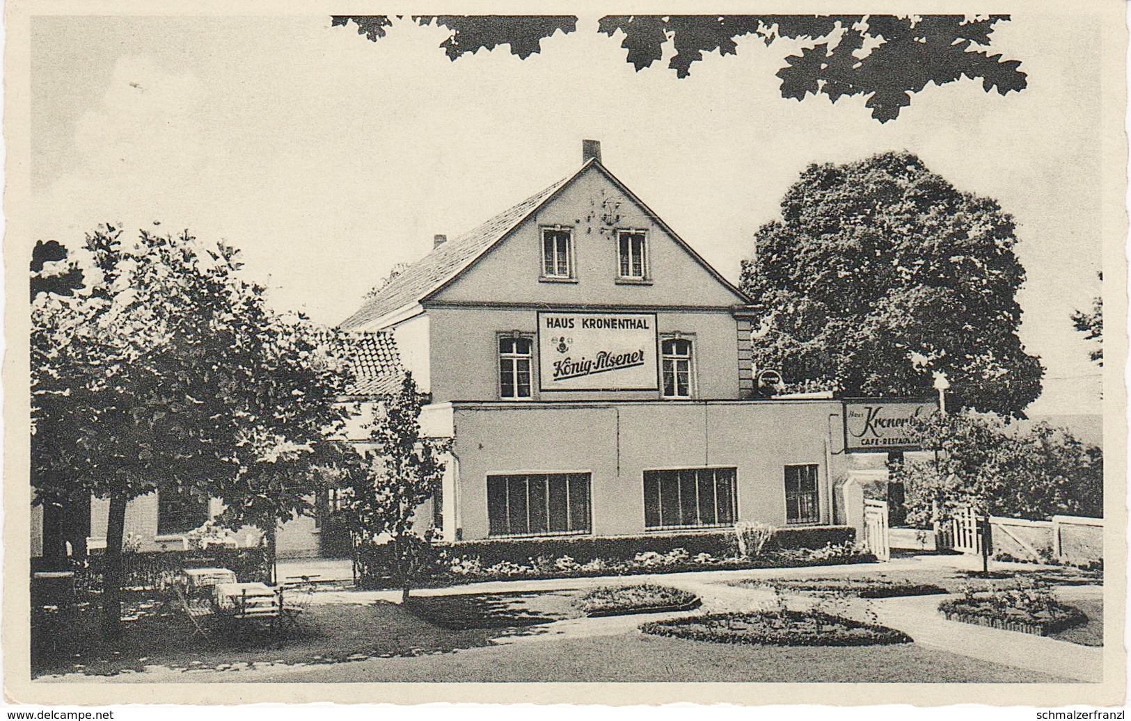 AK Haus Kronenthal Cafe Restaurant Gasthof A Ratingen Wülfrath Homberg Eggerscheidt Schwarzbach Hasselbeck Düsseldorf - Ratingen