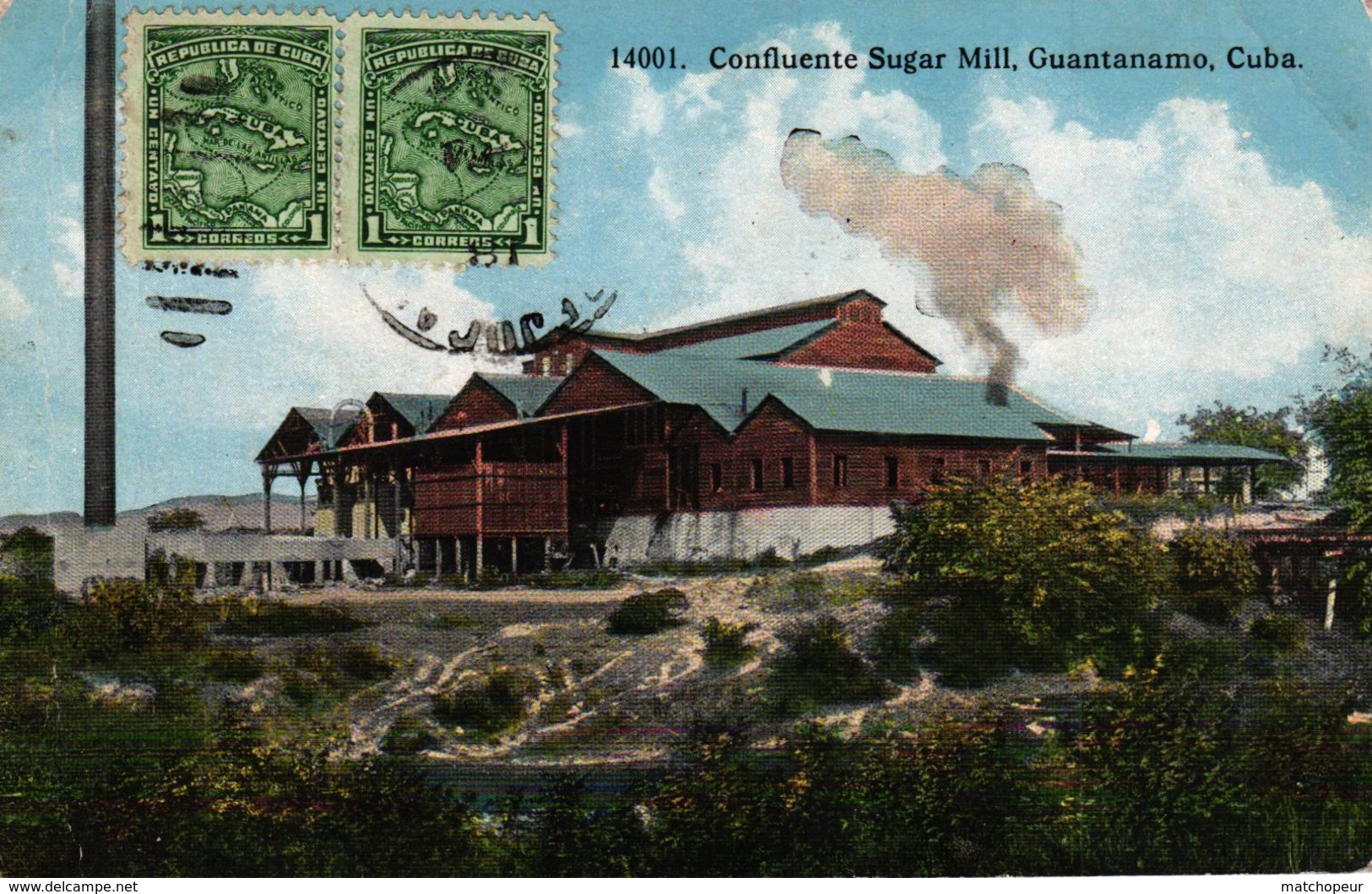 CUBA - CONFLUENTE SUGAR MILL GUANTANAMO - Autres & Non Classés