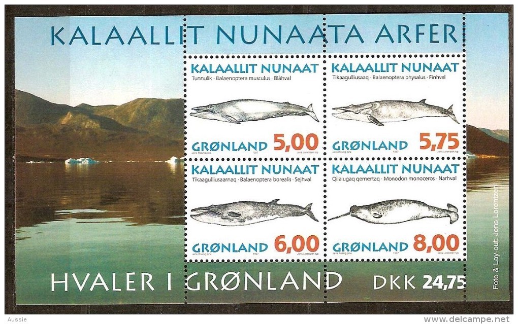 Groenland Greenland 1997 Yvertn° Bloc 13 *** MNH Cote 16,00 Euro Faune - Blocs