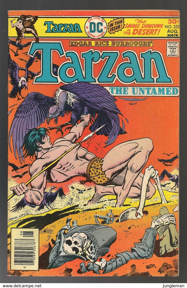 Tarzan Nr 252 - (In English) DC - National Periodical Publications. Inc. - August 1976 - Garcia-Lopez - Joe Kubert - BE - DC