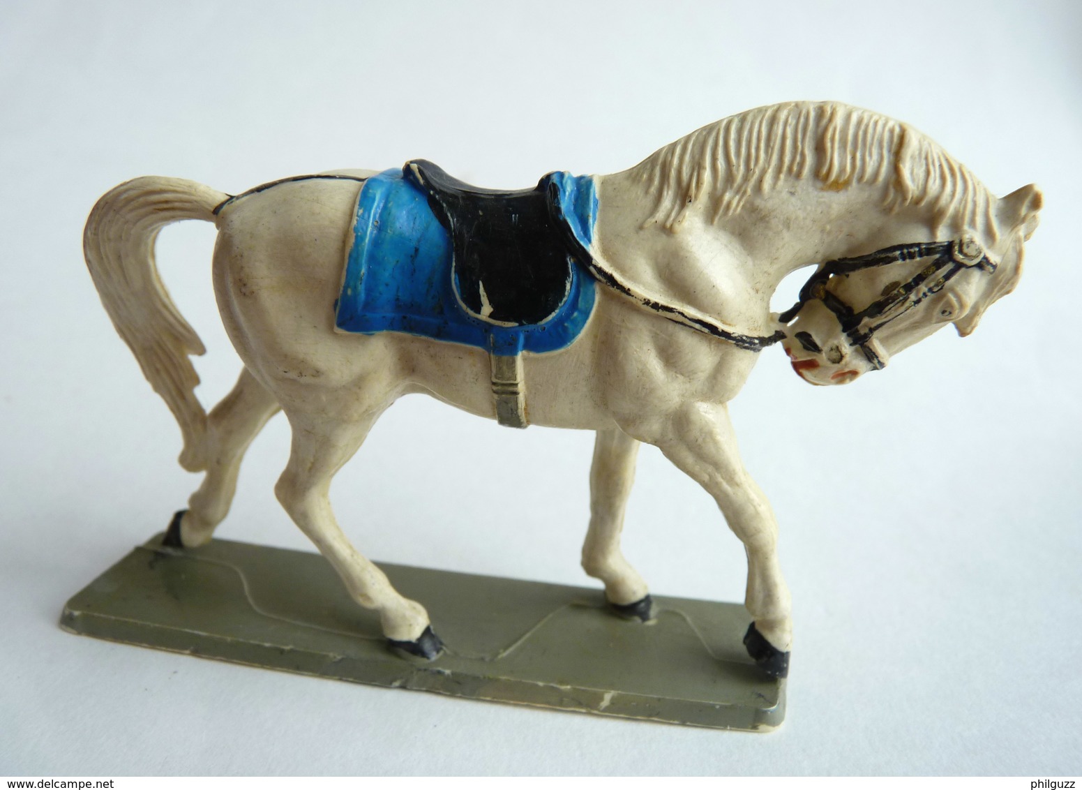 FIGURINE STARLUX 1972 CHEVAL NORDISTE BLANC Sans Cavalier (1) GUERRE CIVIL US - Starlux