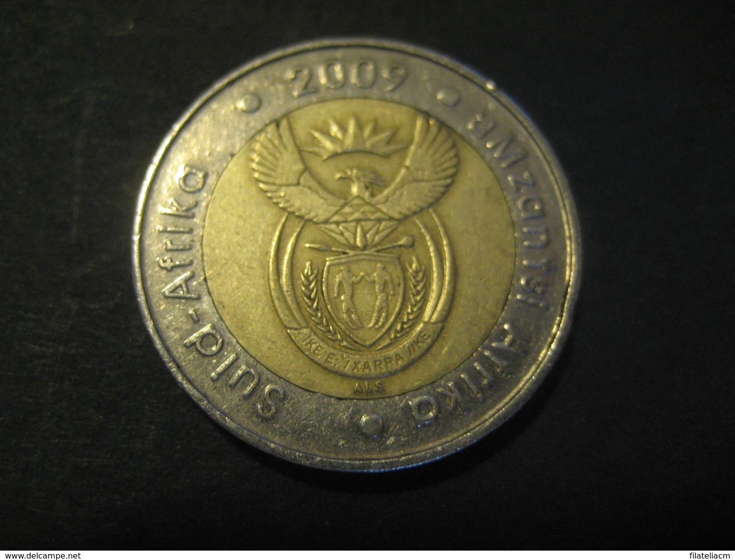 5 RAND South Africa 2009 Bimetallic Coin - Afrique Du Sud