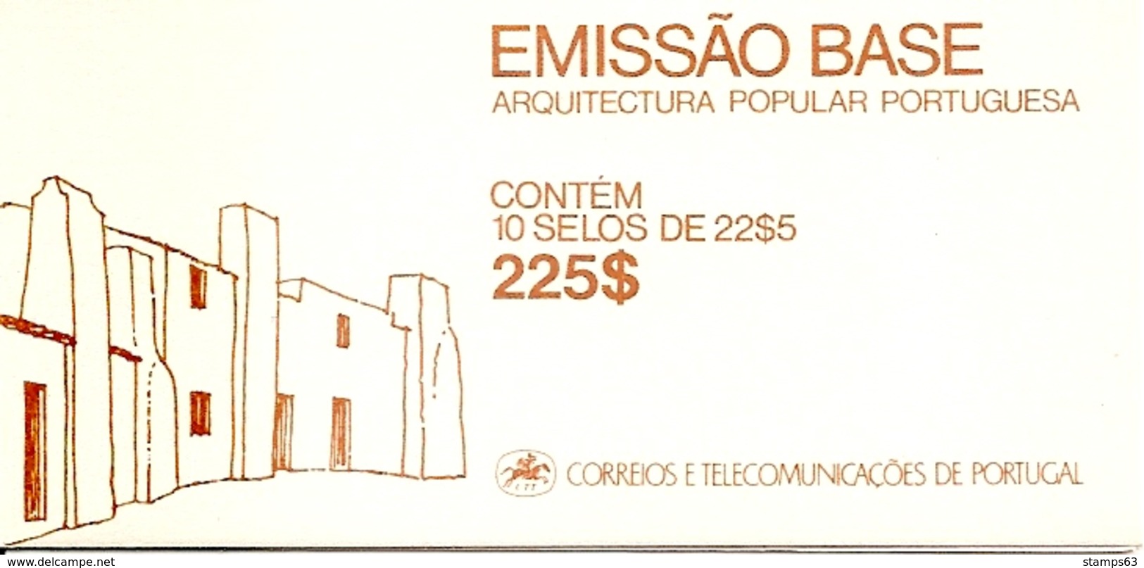 PORTUGAL, 1986, Booklet 7, Architecture 2, 10x Mi 1683 - Markenheftchen