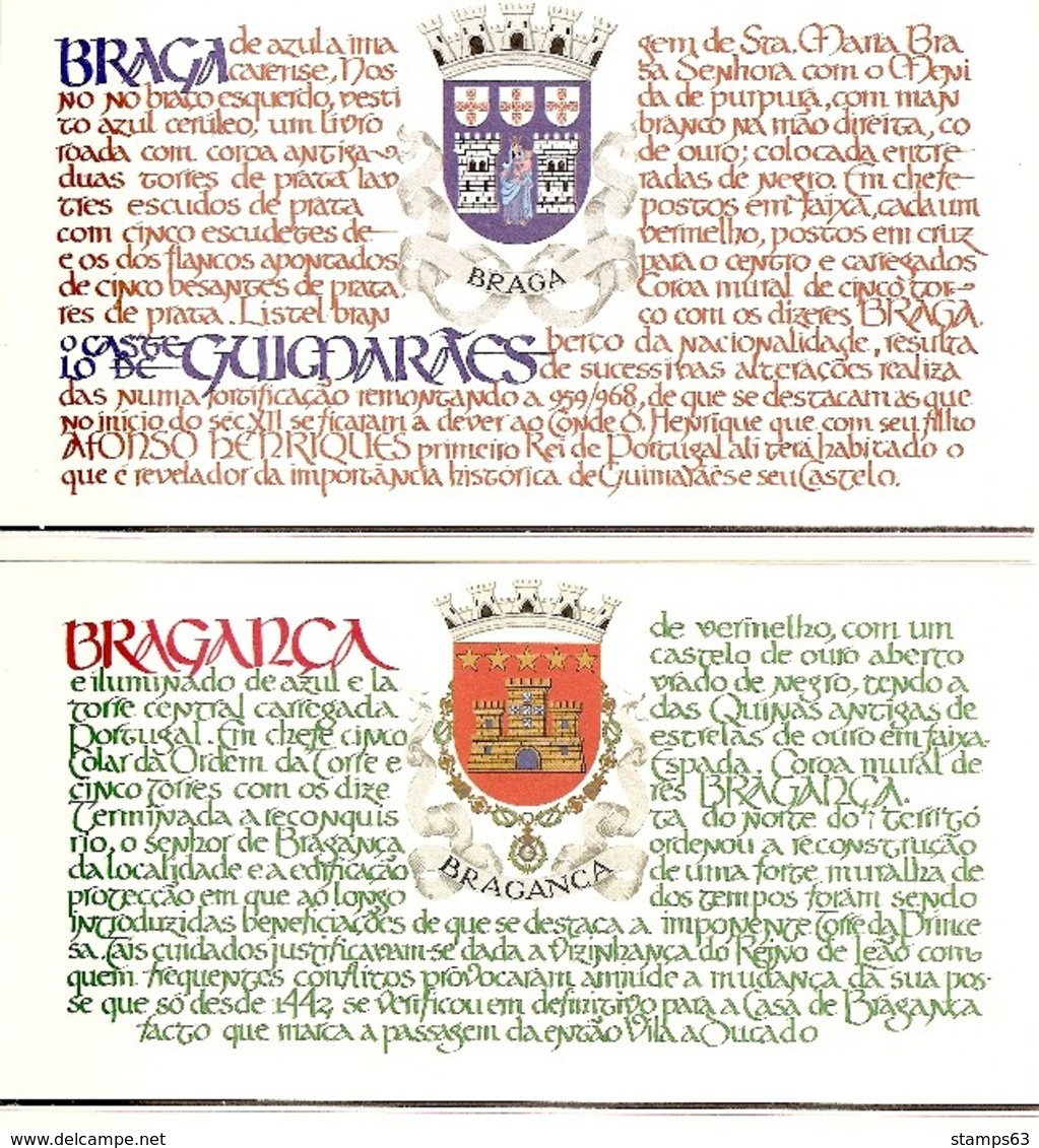 PORTUGAL, 1986, Booklet 8/9, Castles, 3/4 - Booklets