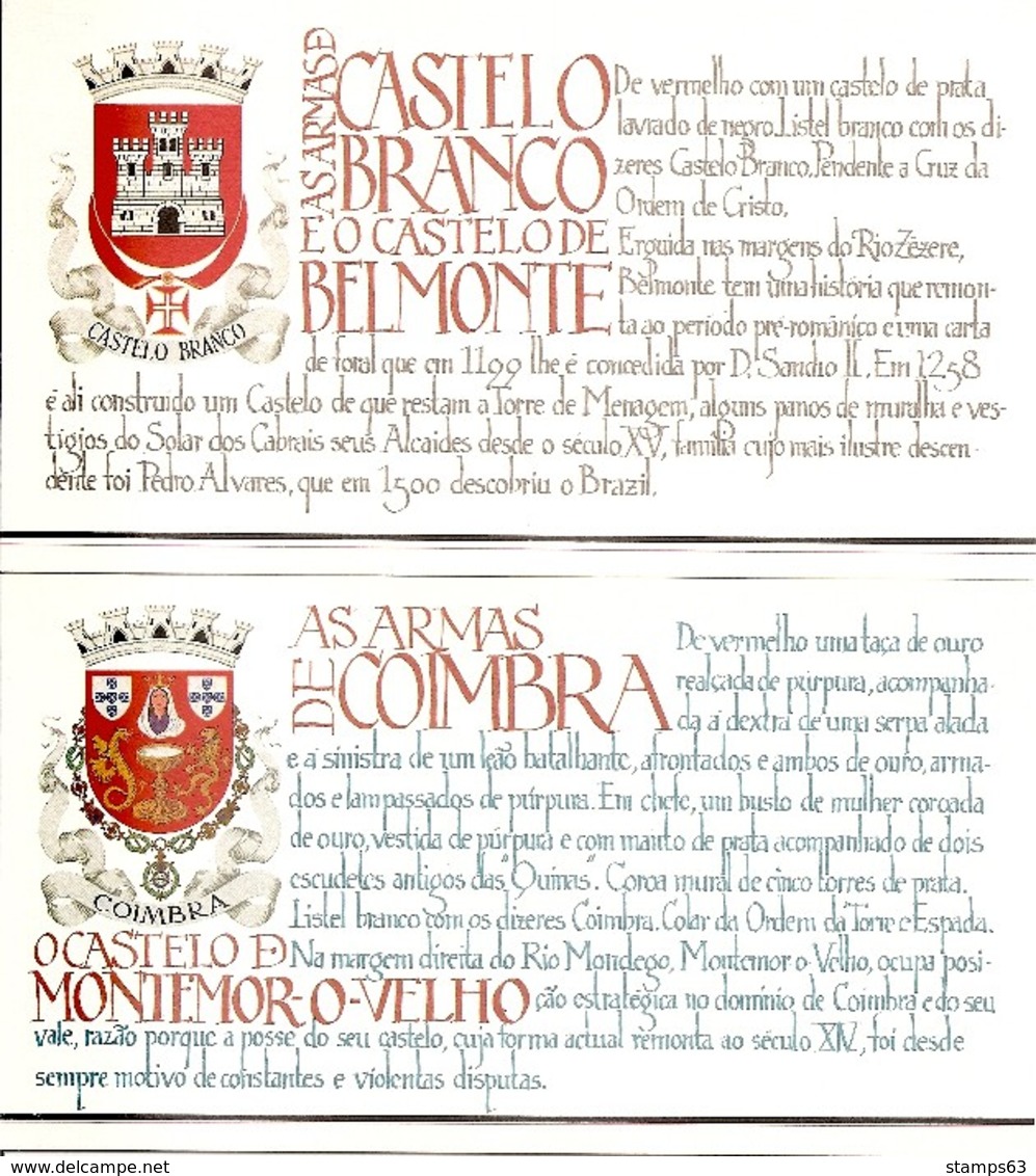 PORTUGAL, 1986, Booklet 10/11, Castles, 5/6 - Booklets