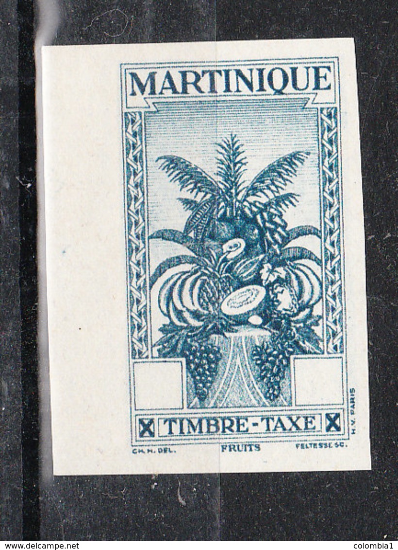 MARTINIQUE YT TAXE 24 NON DENTELE NEUF - Neufs