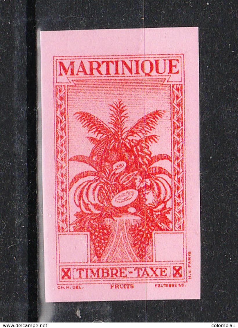 MARTINIQUE YT TAXE 25 OU 15 NON DENTELE NEUF - Neufs