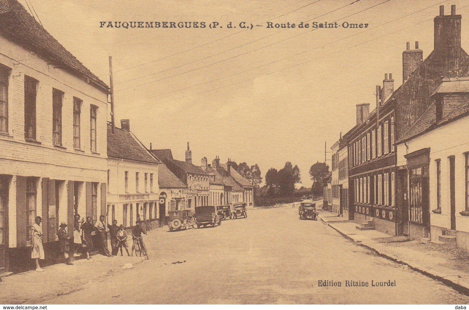 Fauquembergues.  Route De Saint-Omer - Fauquembergues