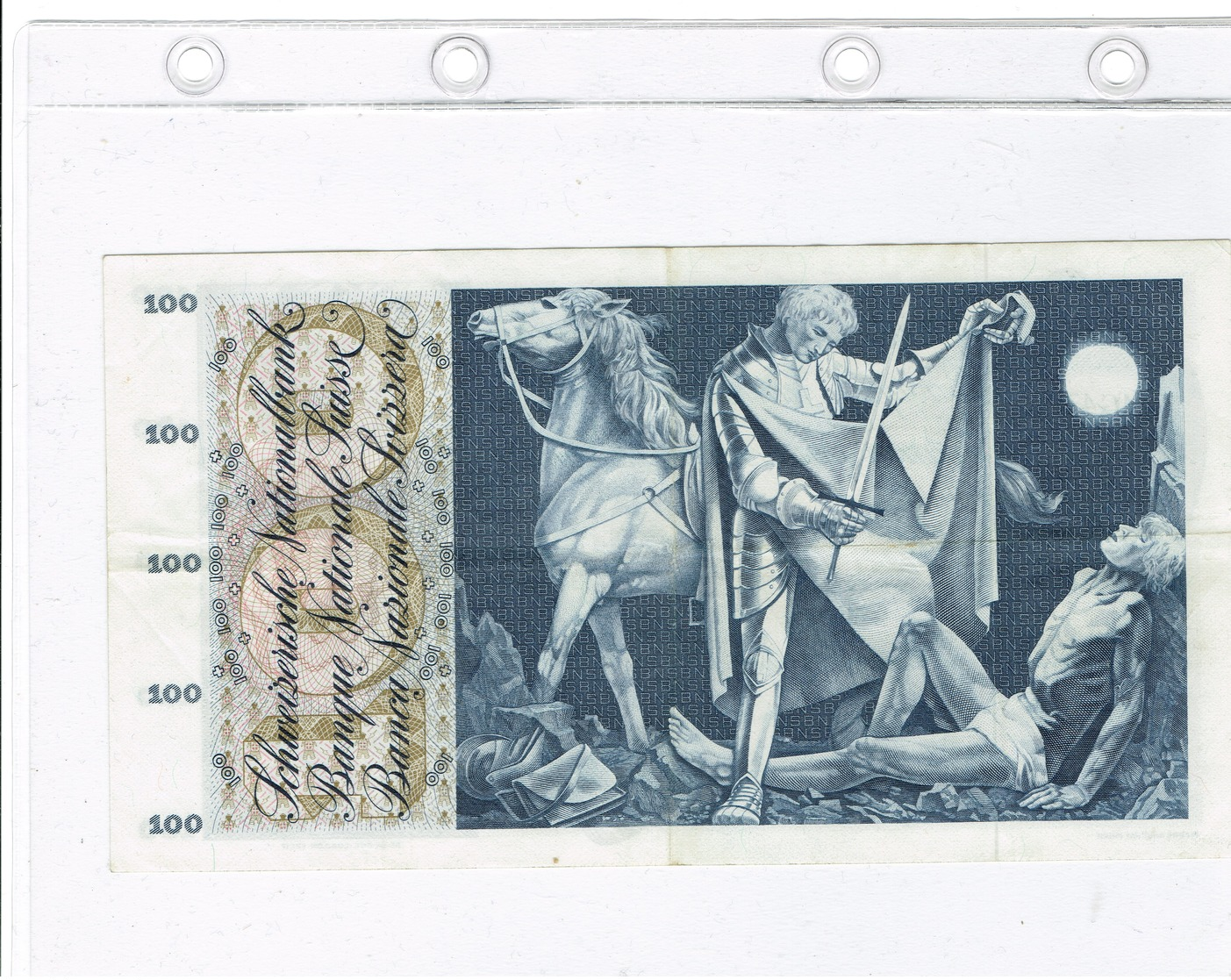 100 Francs Suisse,1970 - Suisse
