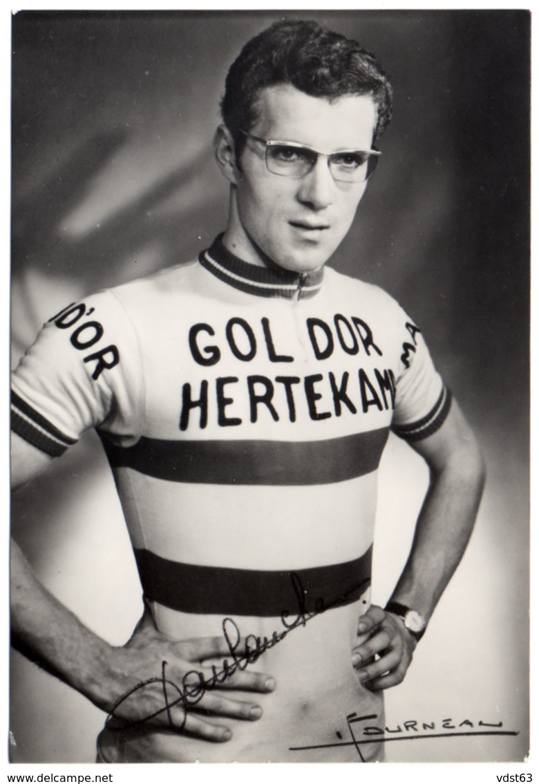 ROBERT VAN LANCKER COUREUR CYCLISTE Autographe Getekend Dédicace GOLDOR HERTEKAMP Wielersport Wereldkampioen Sprint Baan - Cyclisme