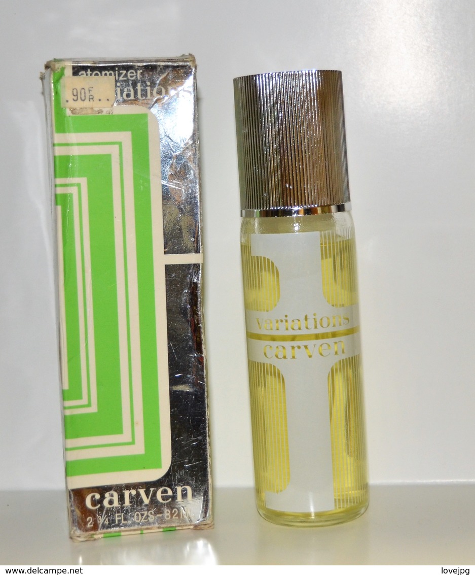 Prix De Depart 1 Euro Collector Parfum De Toilette 82 Ml Plein Variation De Carven - Non Classés