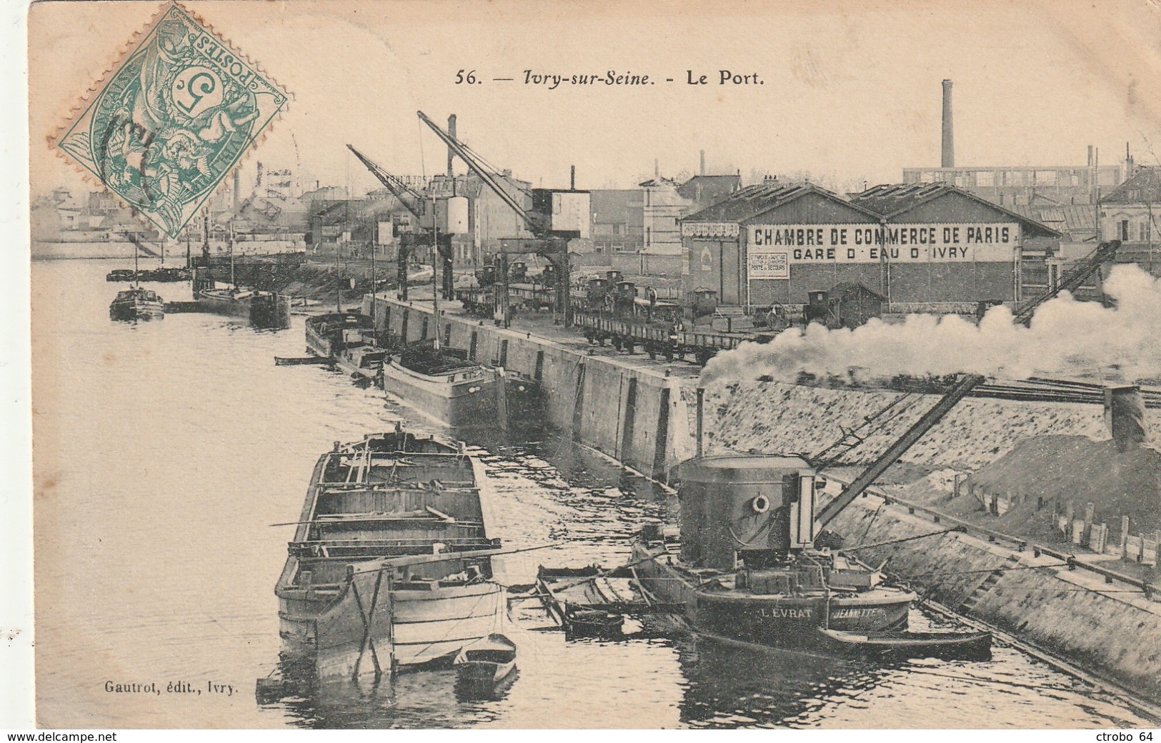 CPA IVRY SUR SEINE 94 - Le Port - Ivry Sur Seine