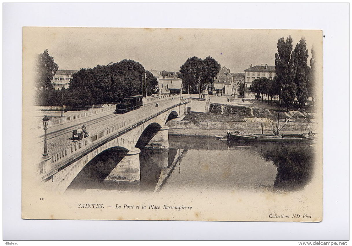 17*SAINTES-Pont-Place Bassompierre - Saintes