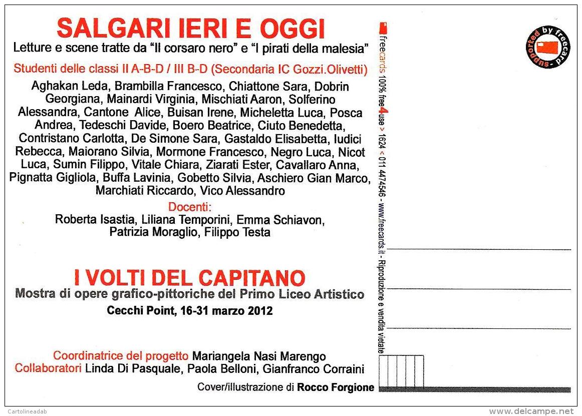 [MD2131] CPM - TORINO - MOMENTI SALGARIANI - EMILIO SALGARI IERI E OGGI - FREECARDS 1624 - NV - Fiabe, Racconti Popolari & Leggende