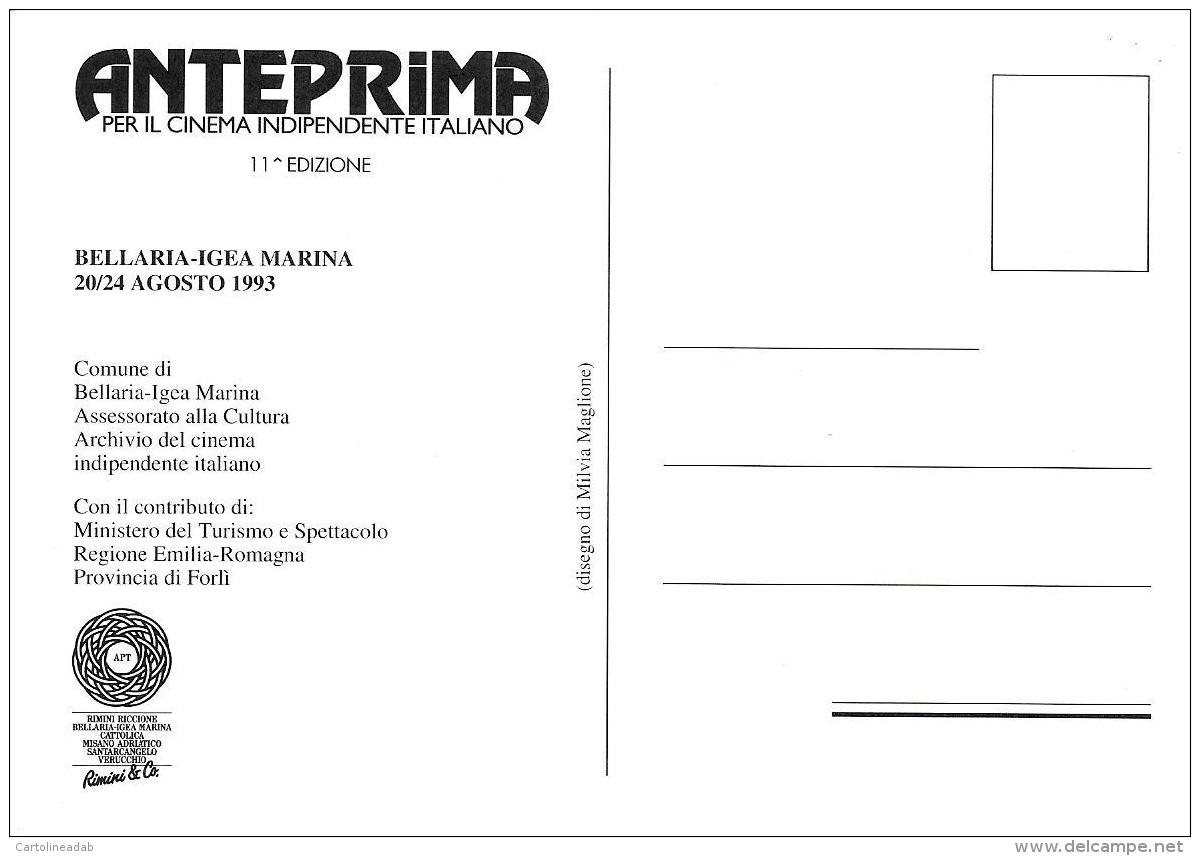 [MD2135] CPM - CINEMA - ANTEPRIMA - 11° EDIZIONE CINEMA INDIPENDENTE ITALIANO - BELLARIA IGEA MARINA 1993 - NV - Altri & Non Classificati