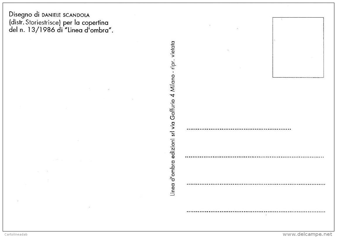 [MD2152] CPM - DISEGNO DI DANIELE SCANDOLA - DISTR. STORIESTRISCE - LINEA D'OMBRA - NV - Fumetti