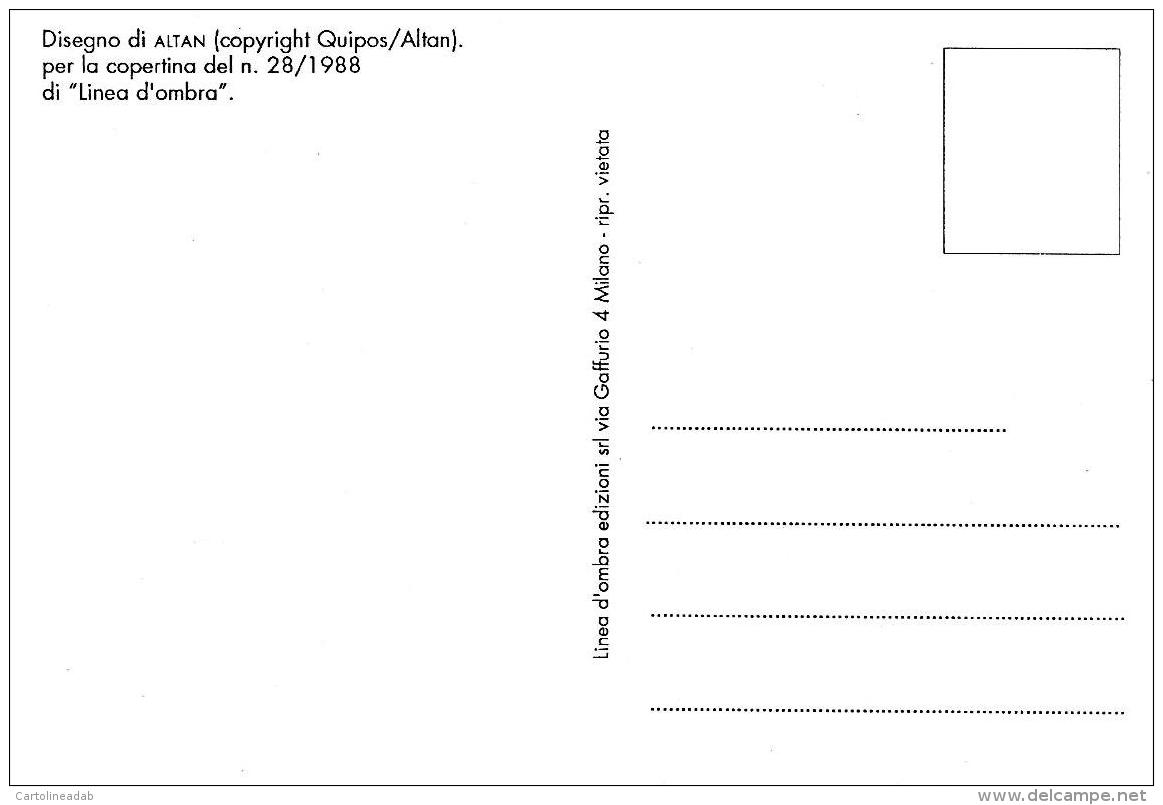 [MD2153] CPM - DISEGNO DI ALTAN - LINEA D'OMBRA - NV - Fumetti