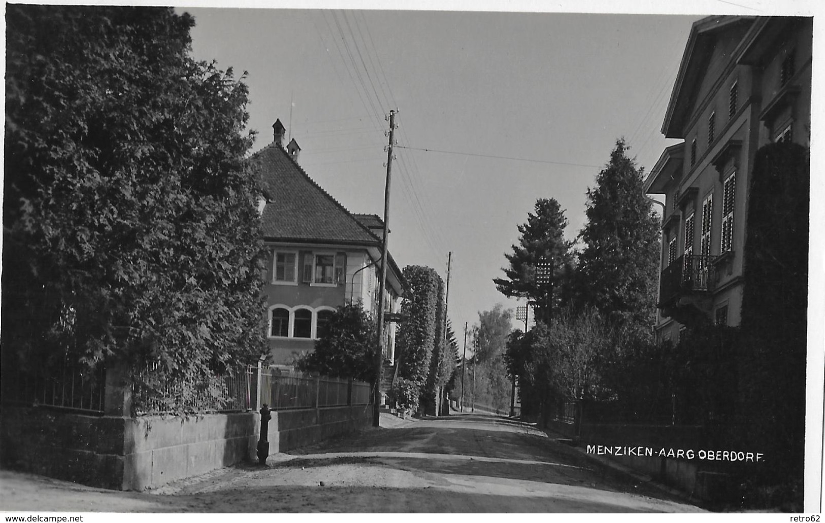 MENZIKEN - OBERDORF → Dorfstrasse Anno 1931 - Menziken