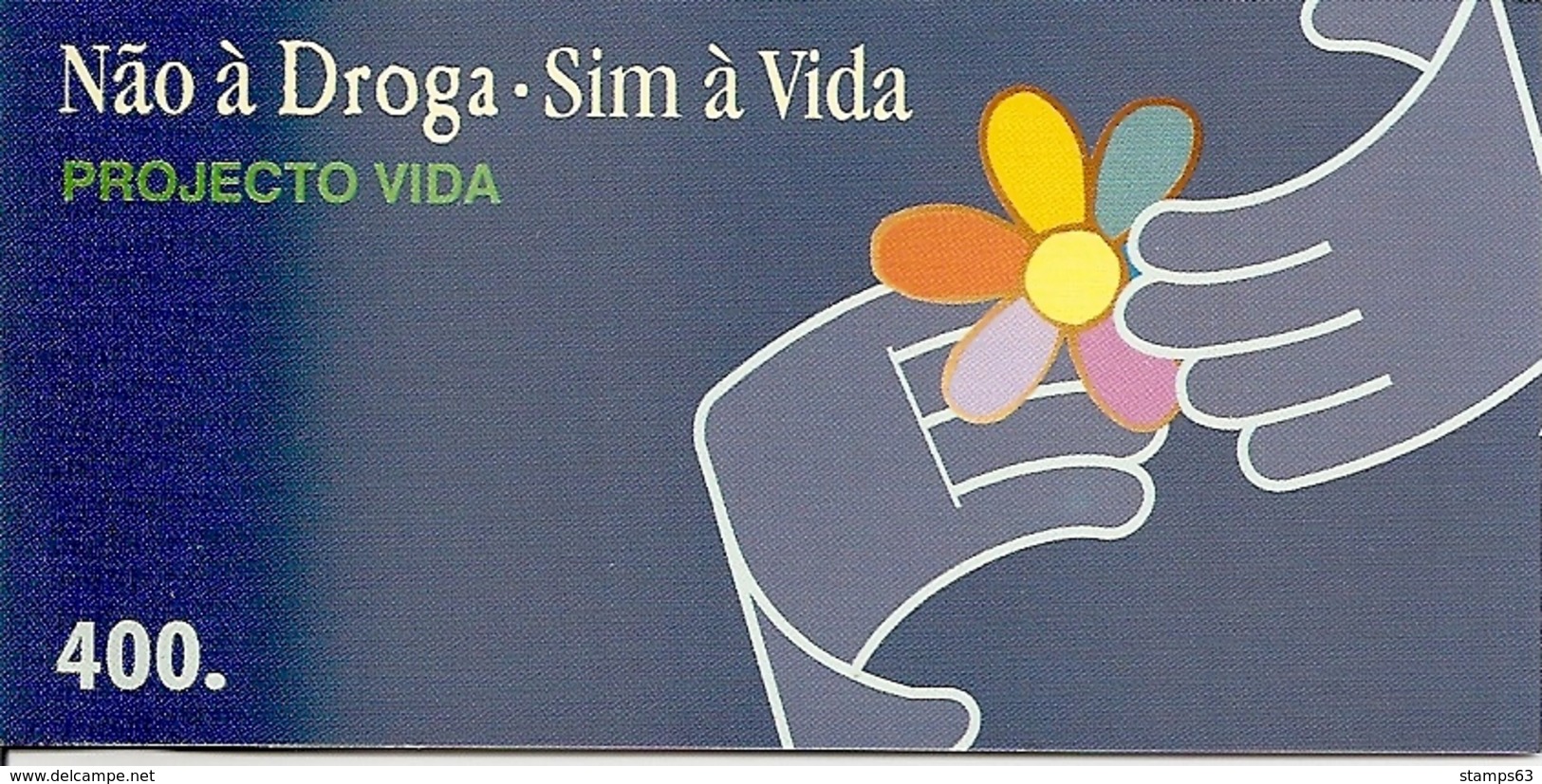 PORTUGAL, 1997, Booklet 54, Anti-drugs, 5x Mi 2172C - Markenheftchen