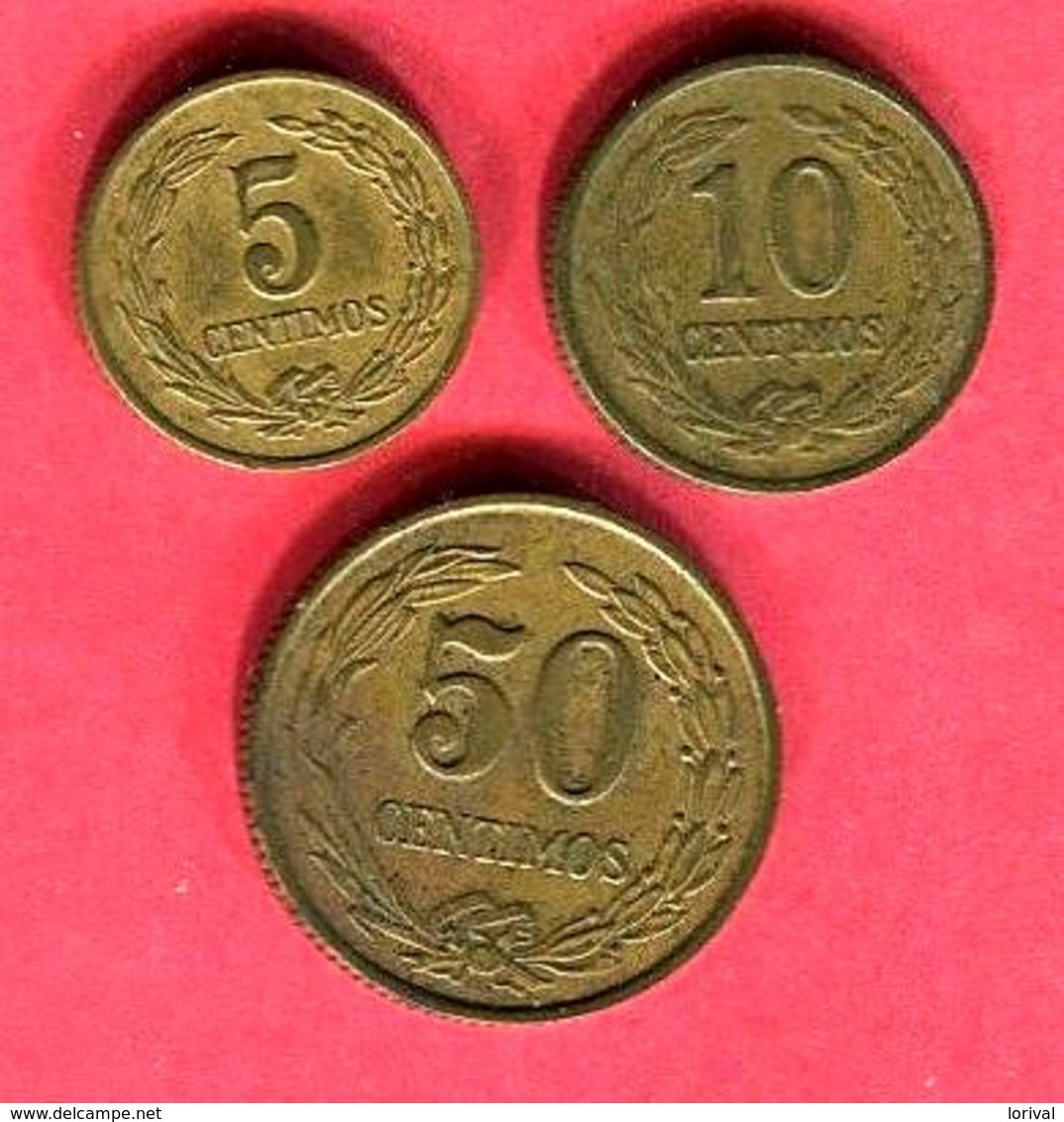 LOT 3 MONNAIES DIFFERENTES TB+ 4 - Paraguay