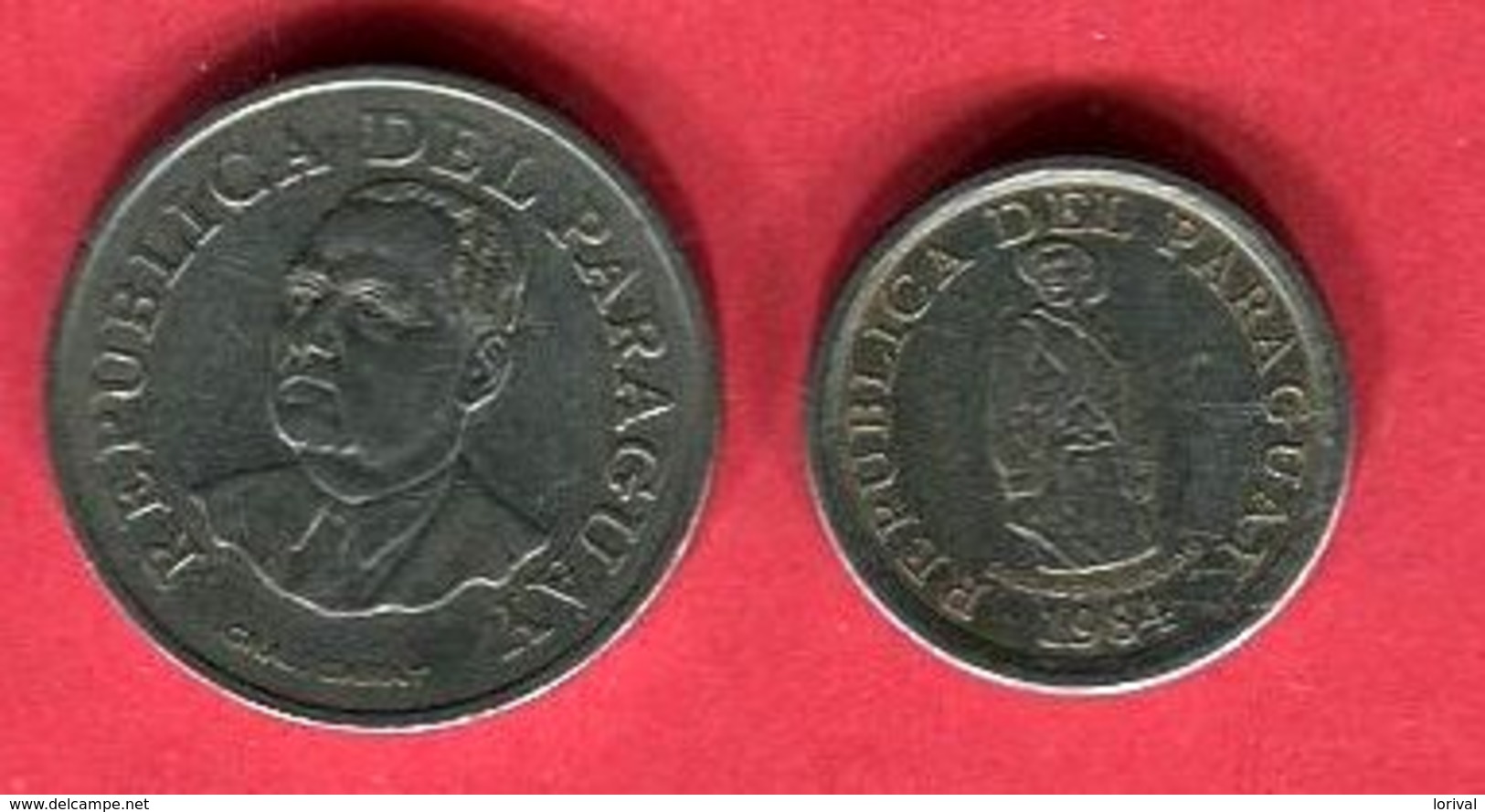 LOT 2 MONNAIES DIFFERENTES TB+ 2 - Paraguay