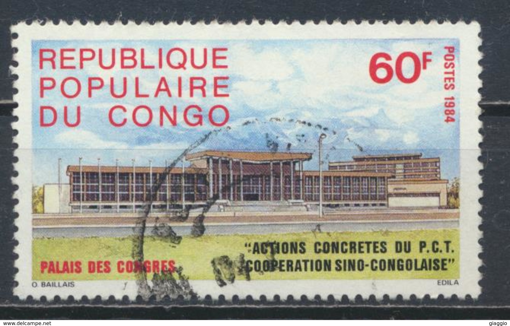 °°° REPUBBLICA DEL CONGO - Y&T N°720 - 1984 °°° - Usati