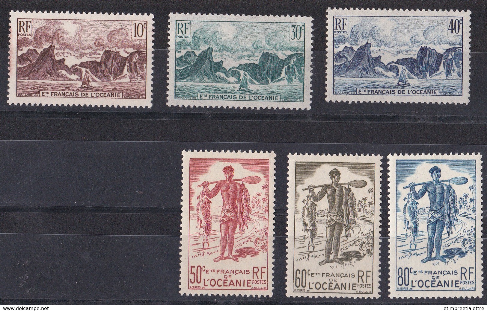 Océanie N° 182/187** - Unused Stamps