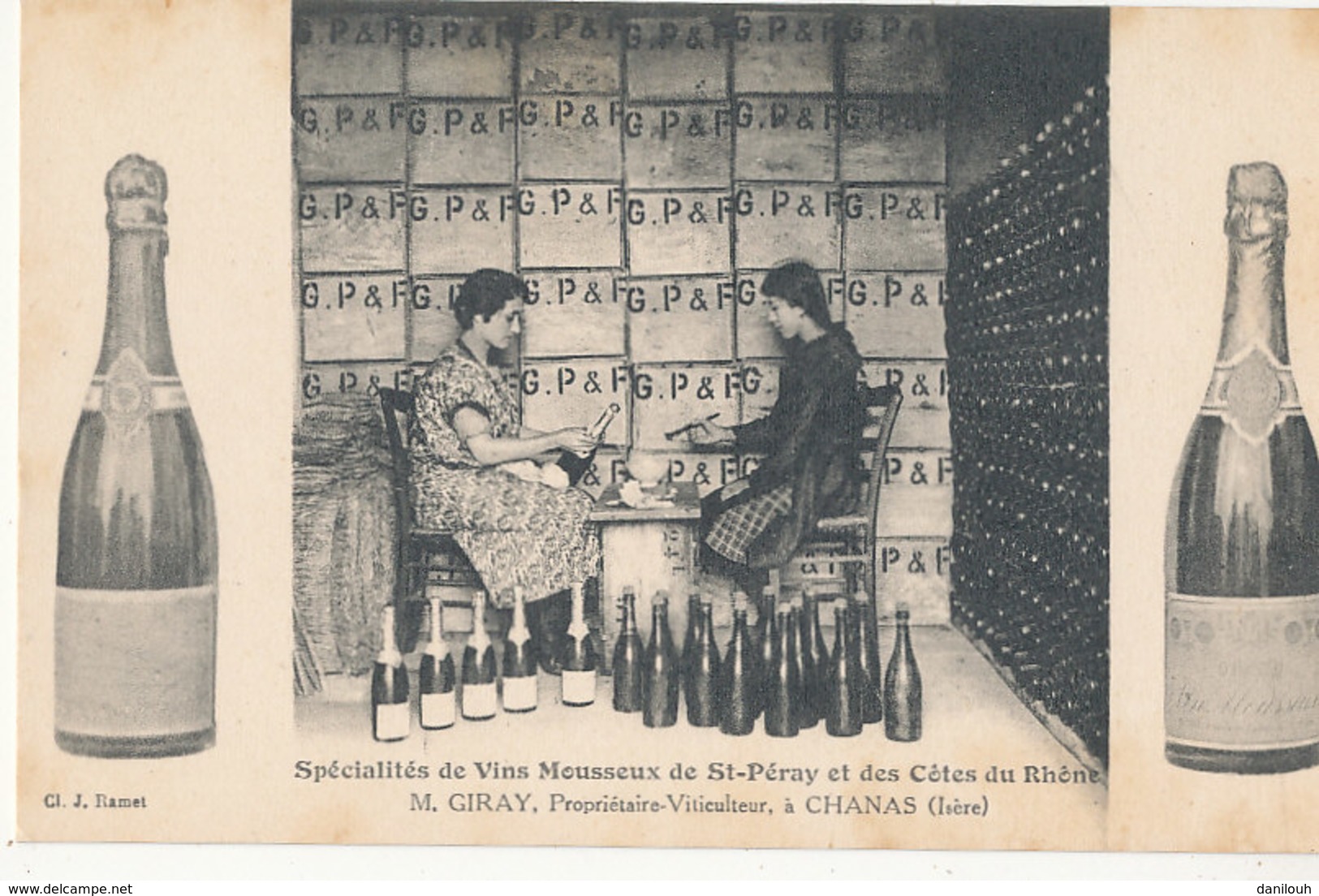 38 // CHANAS   Spécialité De Vins Mousseux De Saint Peray Et Des Cotes Du Rhone, M GIRAY  Propriétaire Viticultueur - Chanas