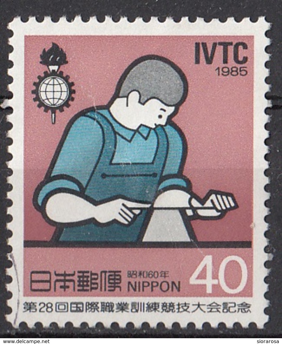 Giappone 1985 Sc. 1659 Vocational Training Competition Used Nippon Japan - Used Stamps