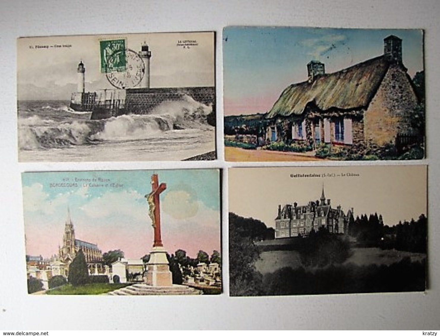 FRANCE - Lot 44 - 50 anciennes cartes postales différentes