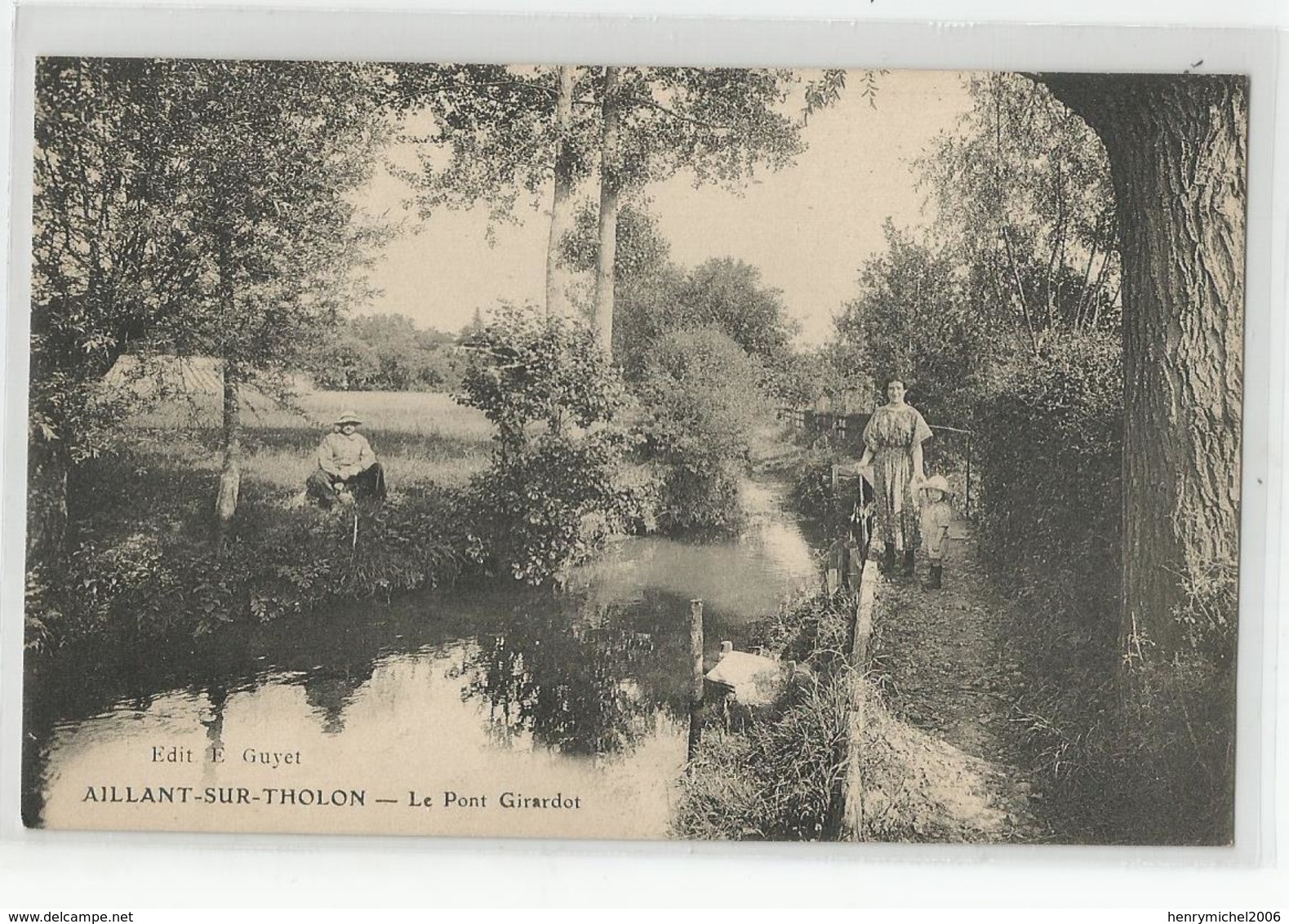 89 Yonne - Aillant Sur Tholon Le Pont Girardot Ed Lenormant Orléans - Aillant Sur Tholon