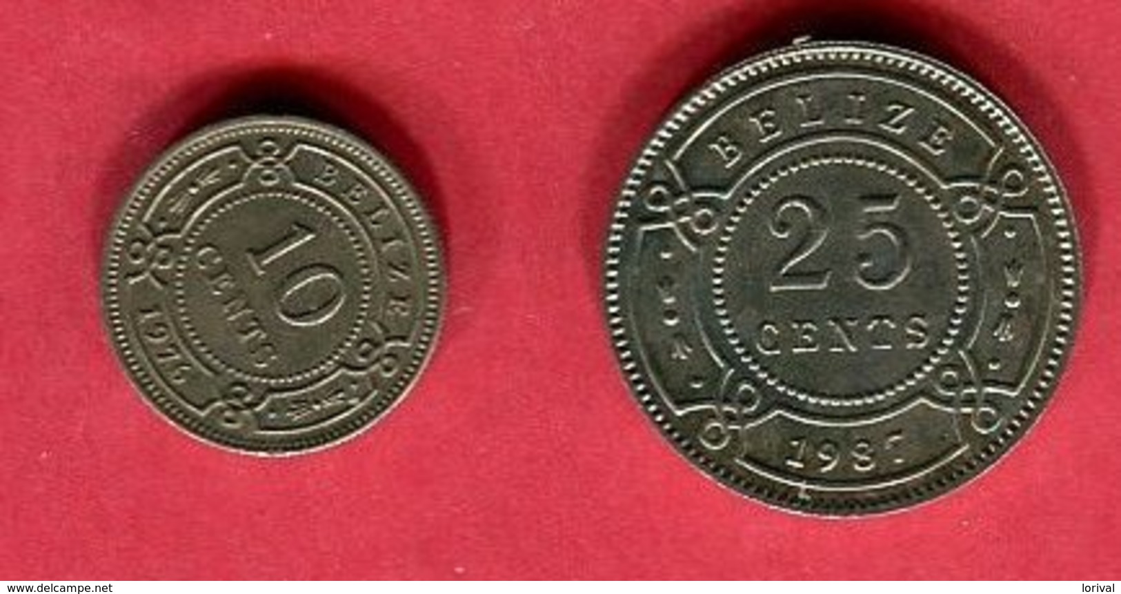 LOT 2 MONNAIES DIFFERENTES TB+ 2,5 - Belize