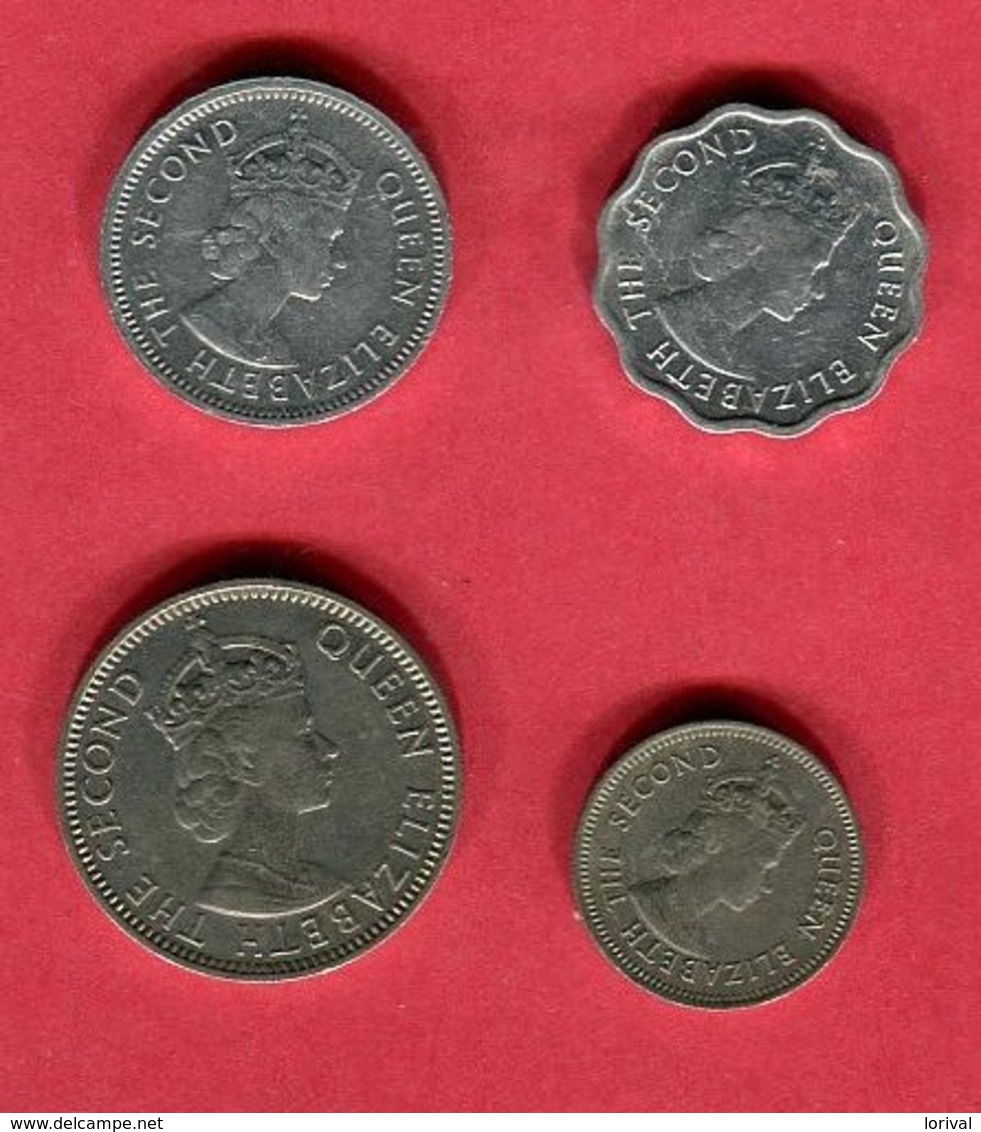 LOT 4 MONNAIES DIFFERENTES TB+ 5 - Belize