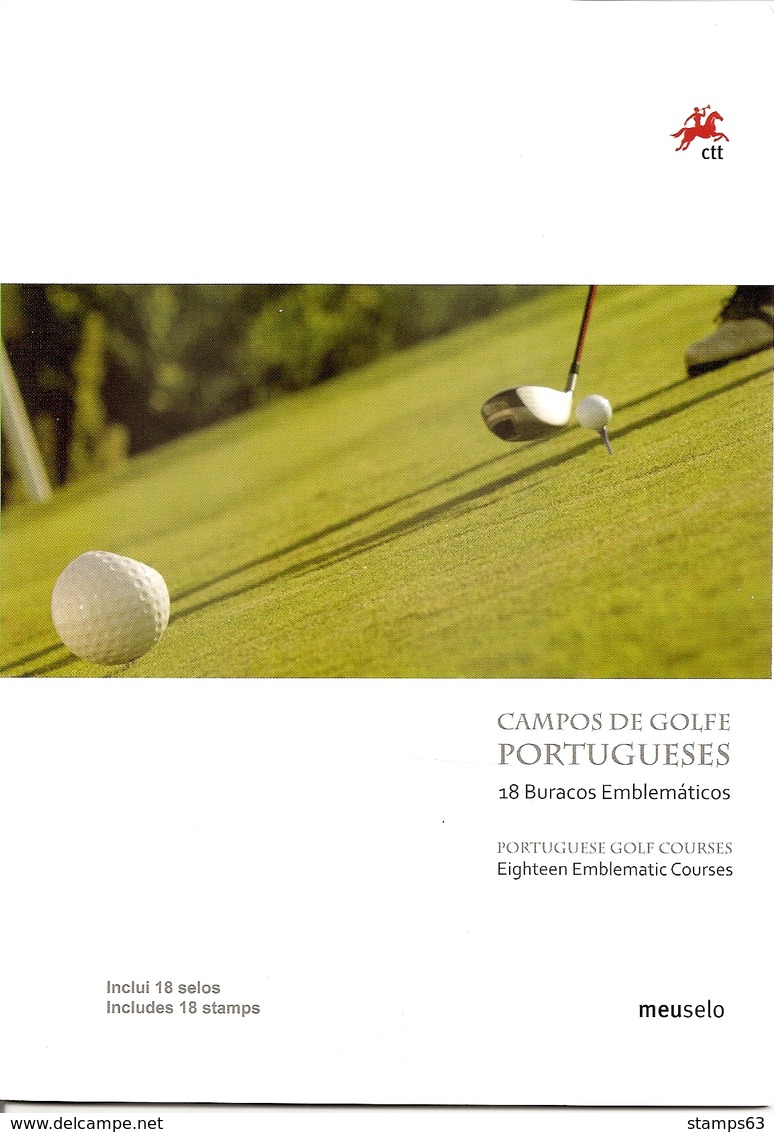 PORTUGAL, 2008, Booklet PP3, Prestige: Golf Courses In Portugal - Libretti