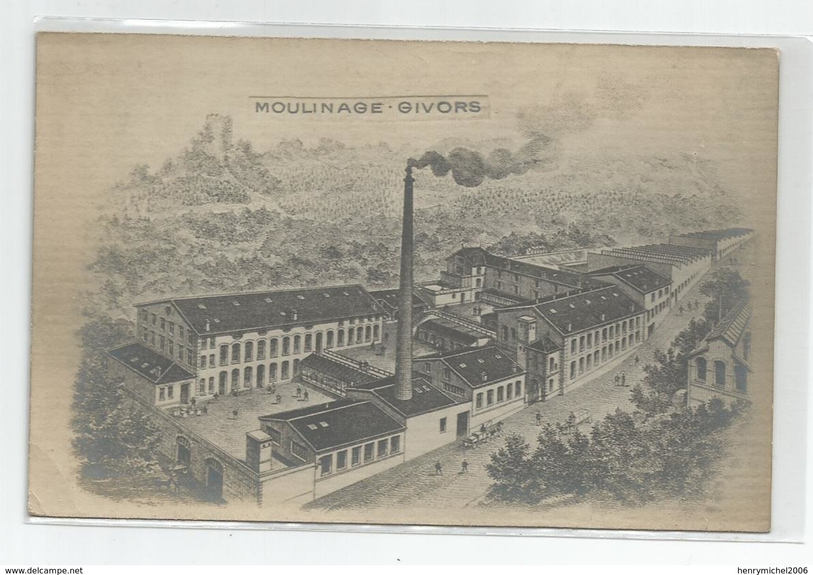 Rhone - 69 - Givors Moulinage Carte Photo - Givors