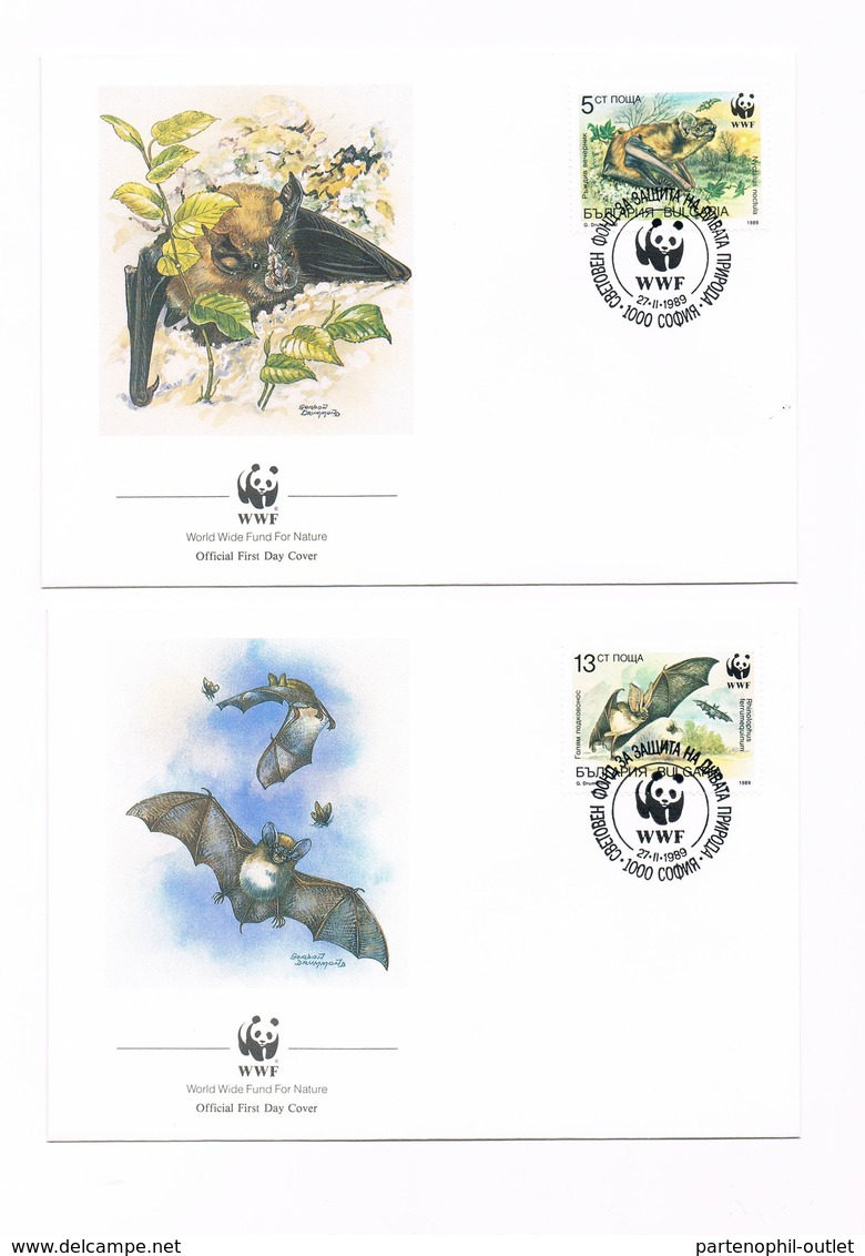 Bulgaria - FDC - WWF - N.4 Buste - FDC