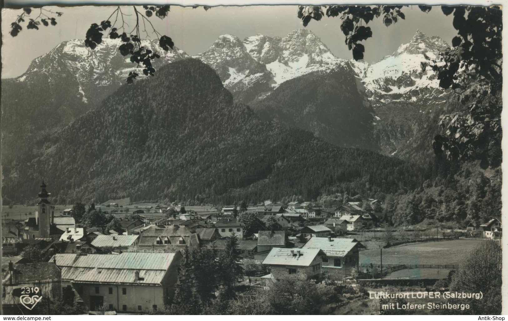 Lofer V. 1962  Stadtansicht Mit Den Steinbergen  (1386) - Lofer