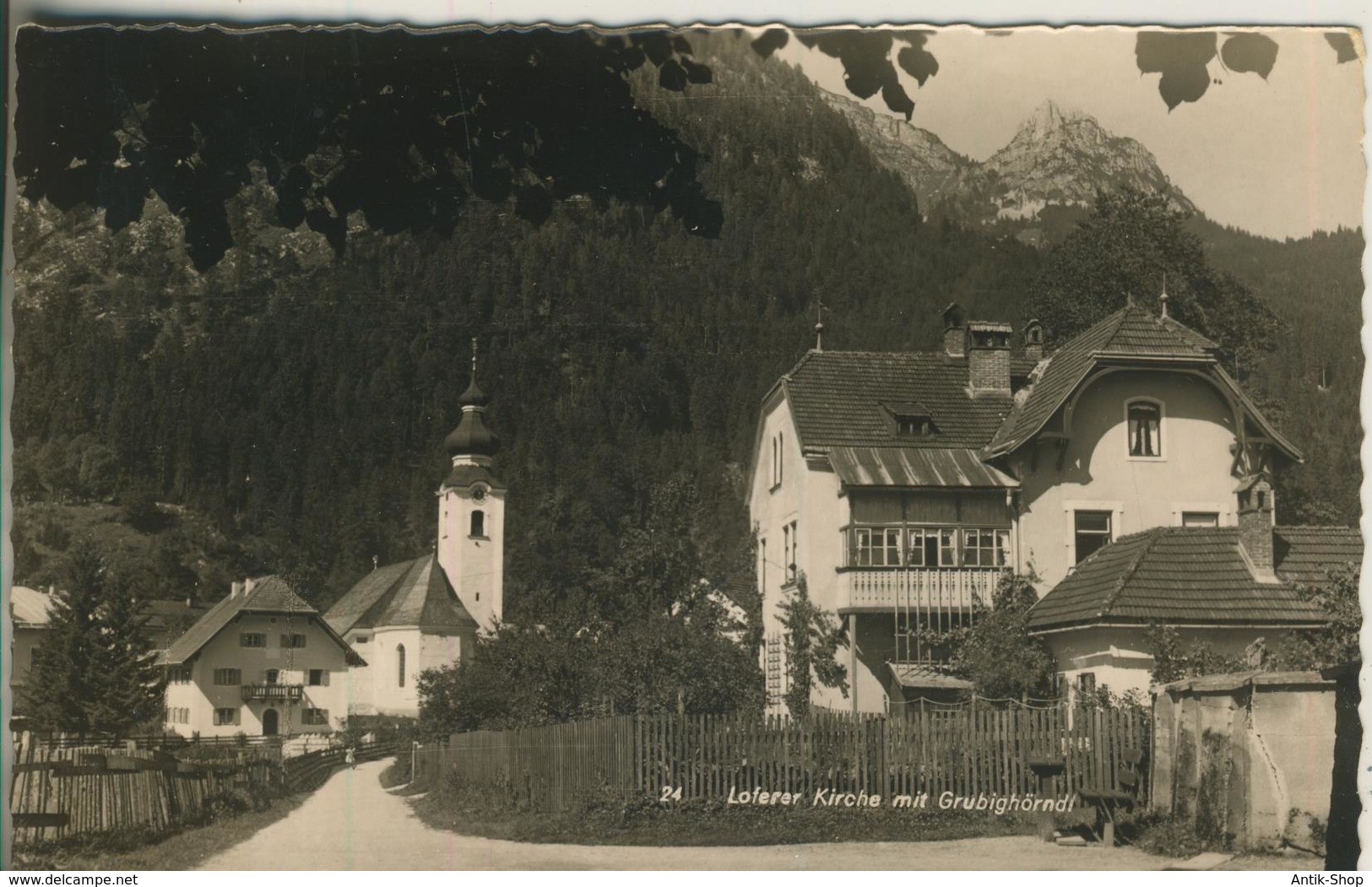 Lofer V. 1959  Teil-Dorf-Ansicht Mit Der Kirche   (1388) - Lofer