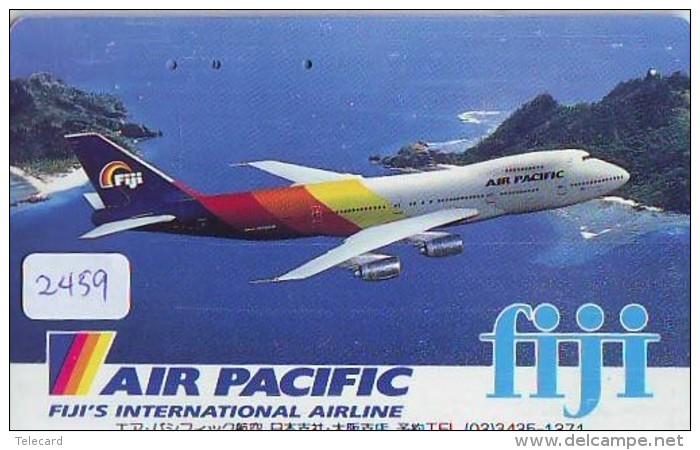 Télécarte  JAPON * AIR PACIFIC * FIJI  (2459) * AVIATION * AIRLINE Phonecard  JAPAN AIRPLANE * FLUGZEUG - Aerei